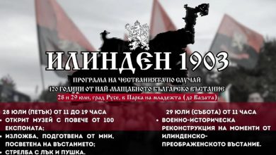 В Русе отбелязват в два дни 120-годишнината от Илинденско-Преображенското въстание