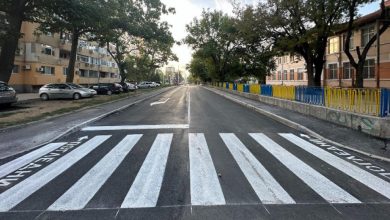 Нов асфалт в Русе